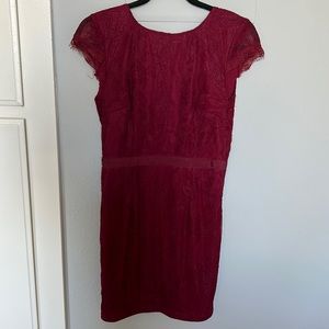 Sexy Red Lacey Mini Dress